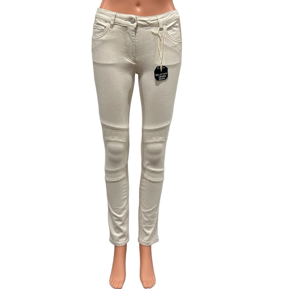 Belstaff Cream Skinny Jeans Size 26